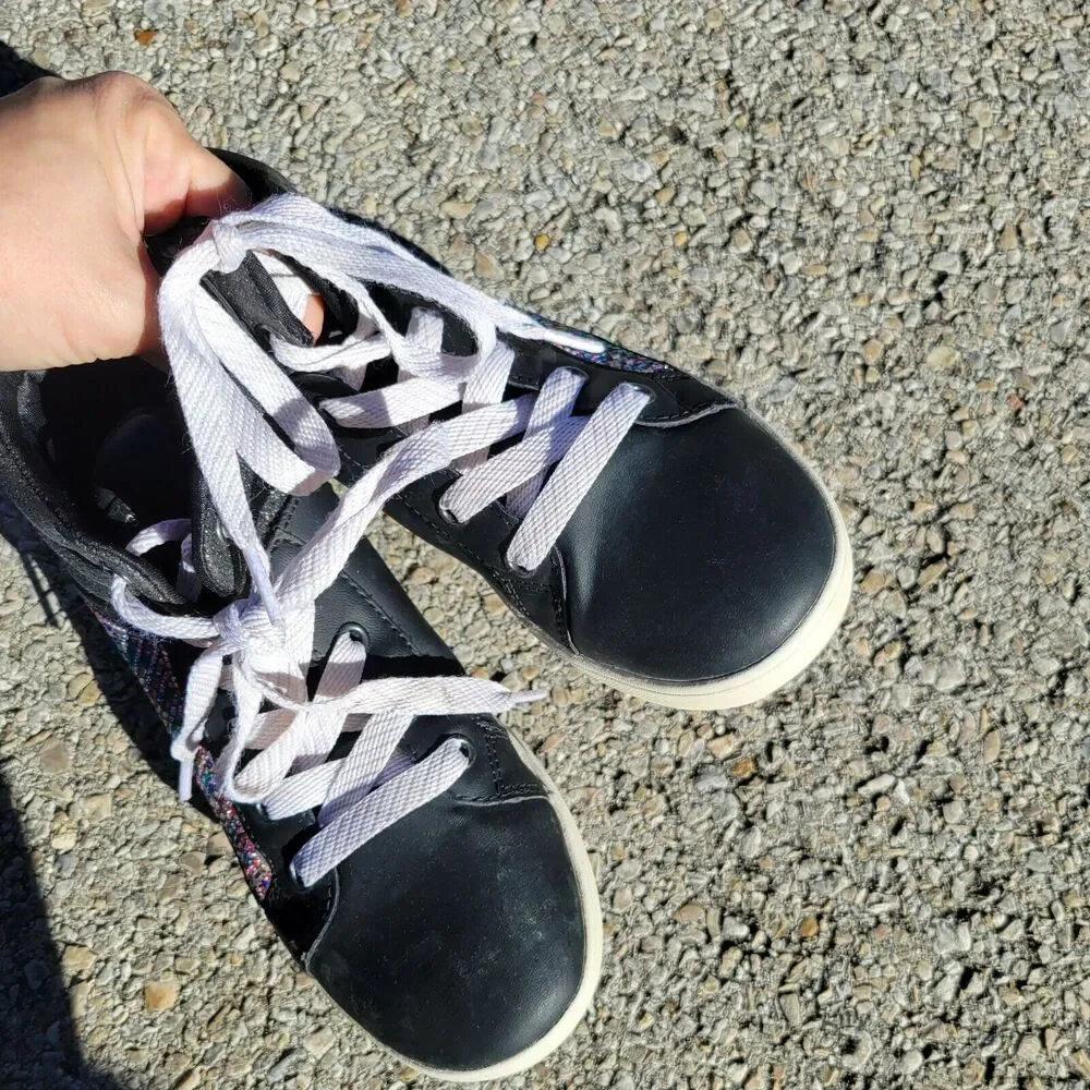 Skechers Shoes Girls 3 Sparkle Sneakers Shoes Purple Pink Blue Black Jewel‎ Lace